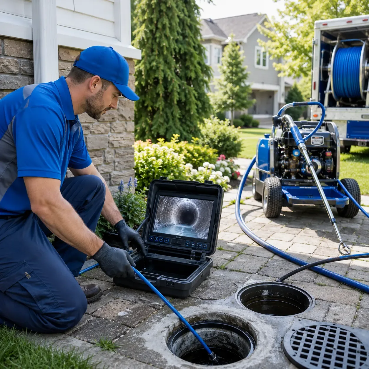 Outdoor drain cleaning professionals serving Olivehill, TN